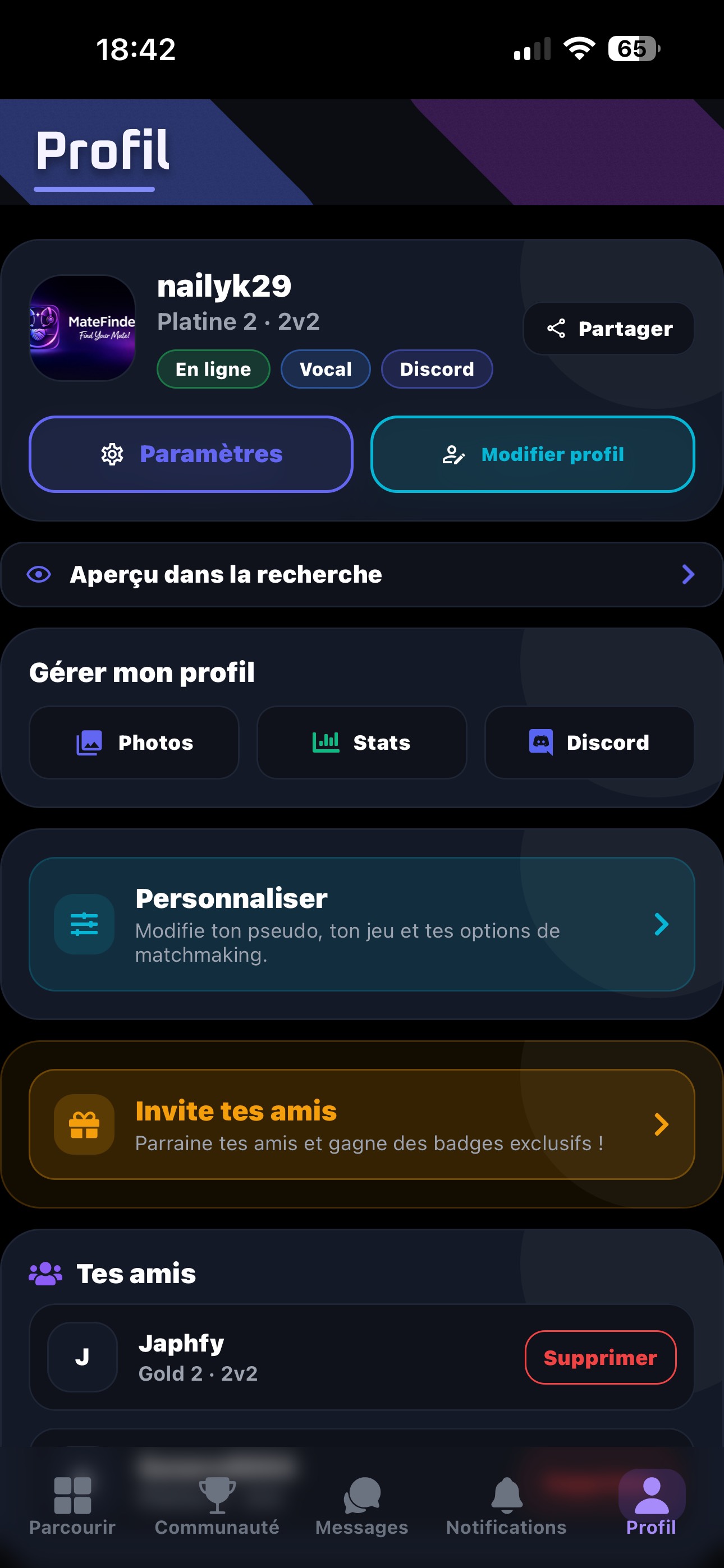 Profil Gryvex